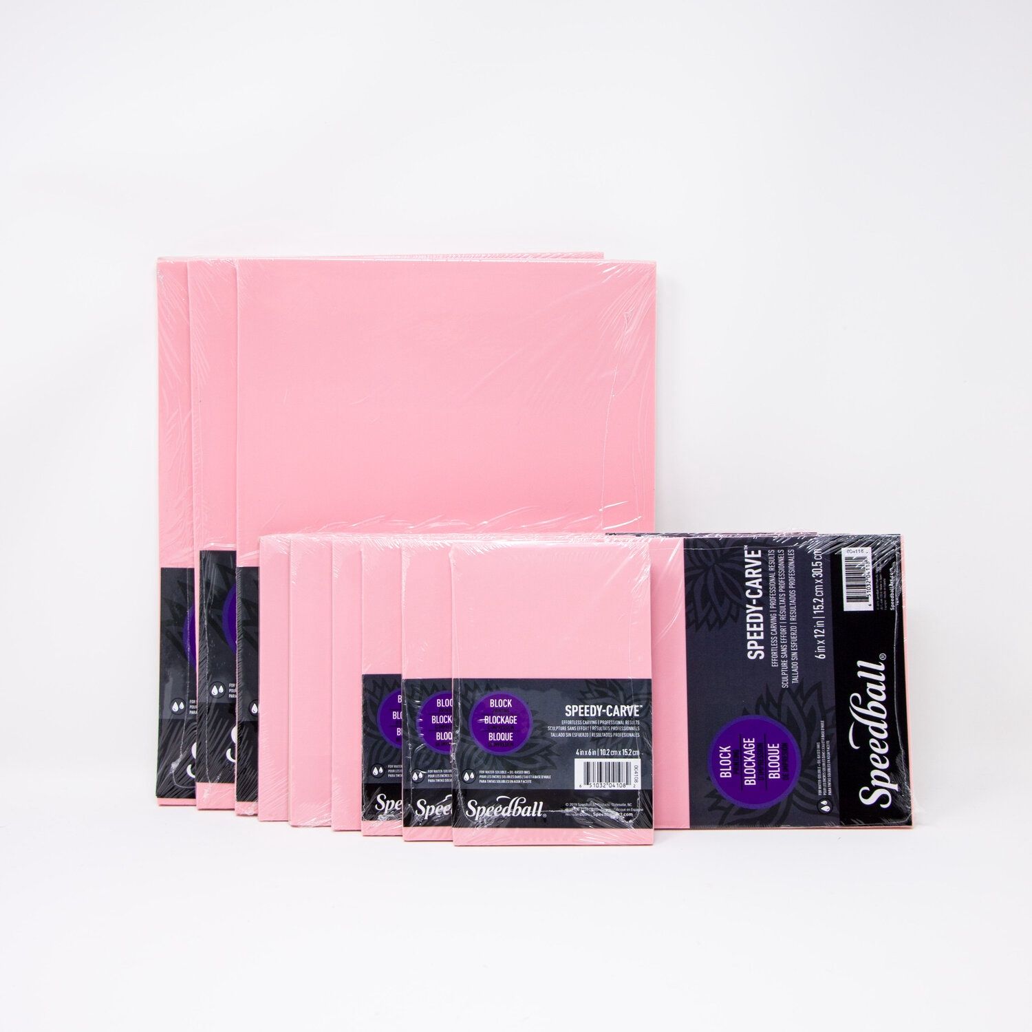 Speedball Speedy Carve Pink Block 4x6