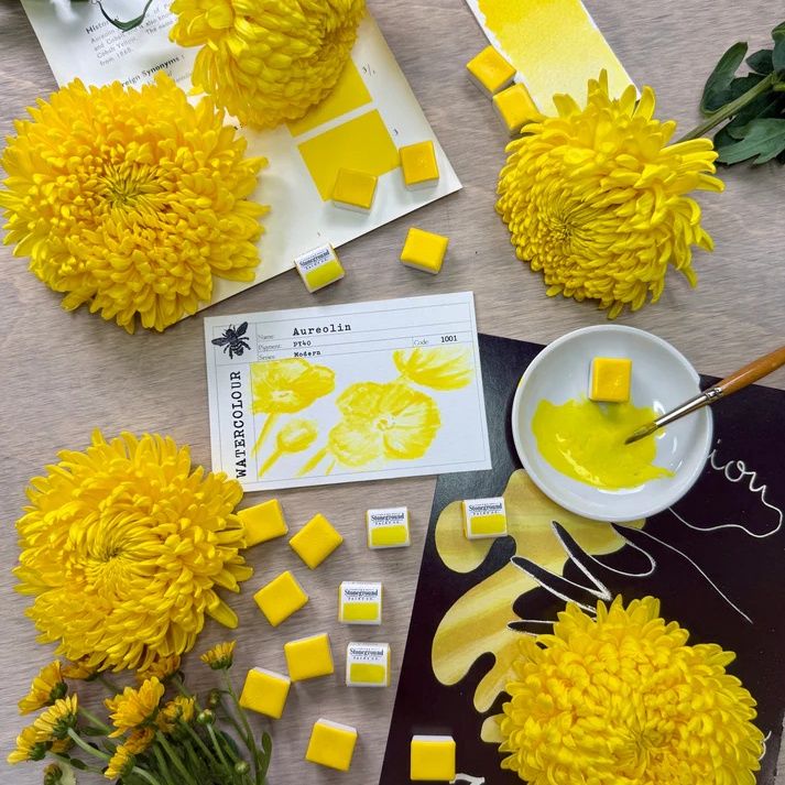 Stoneground Aureolin 1/2 pan