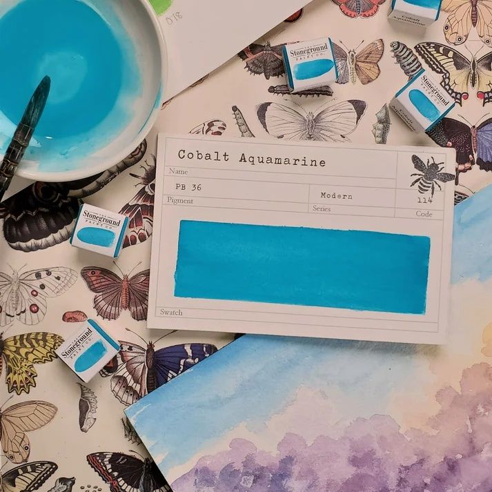 Stoneground Cob Aqua Gouache S3