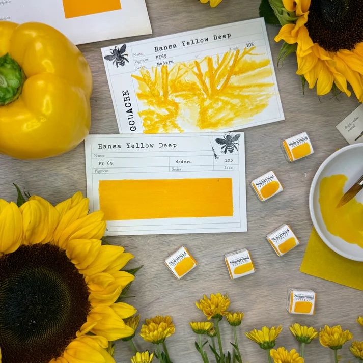 Stoneground Hansa Yel Dp Gouache S3