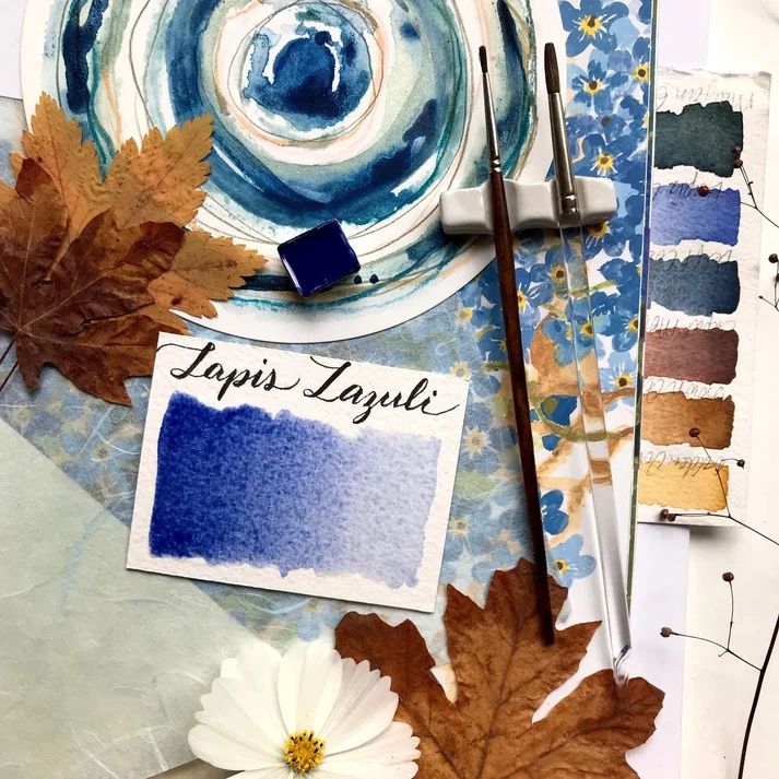 Stoneground Lapis Lazuli 1/2 pan