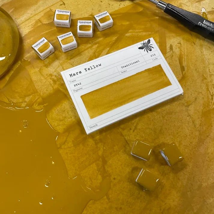 Stoneground Mars Yellow Gouache S1