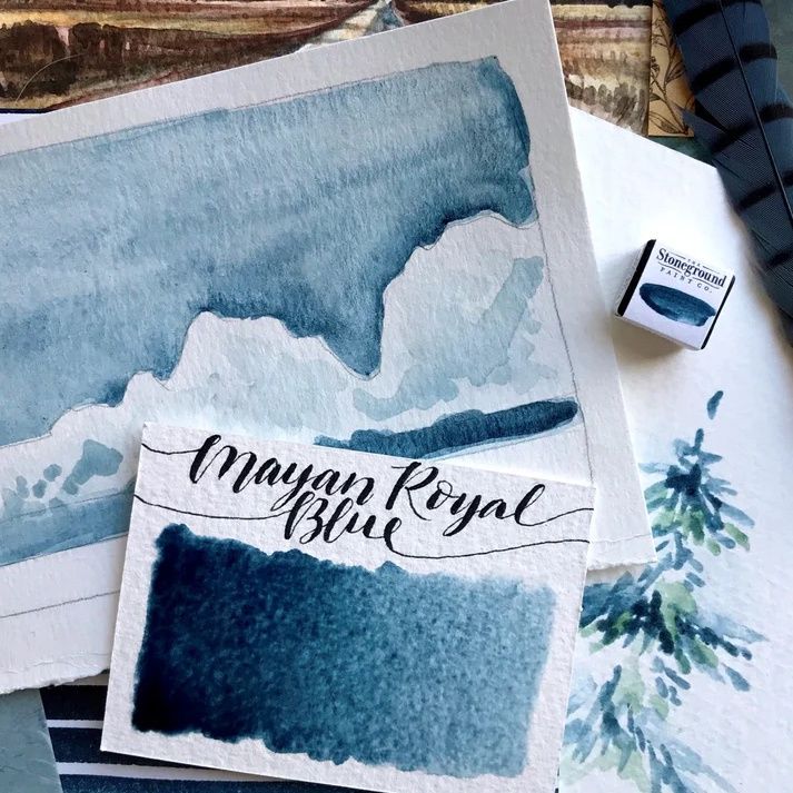 Stoneground Mayan Royal Blu 1/2 pan