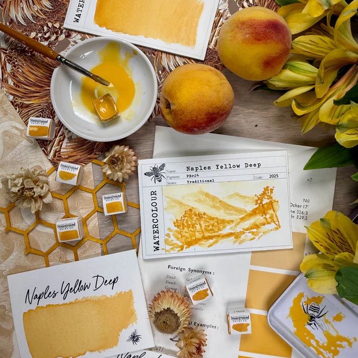 Stoneground NaplesYellow Gouache S1