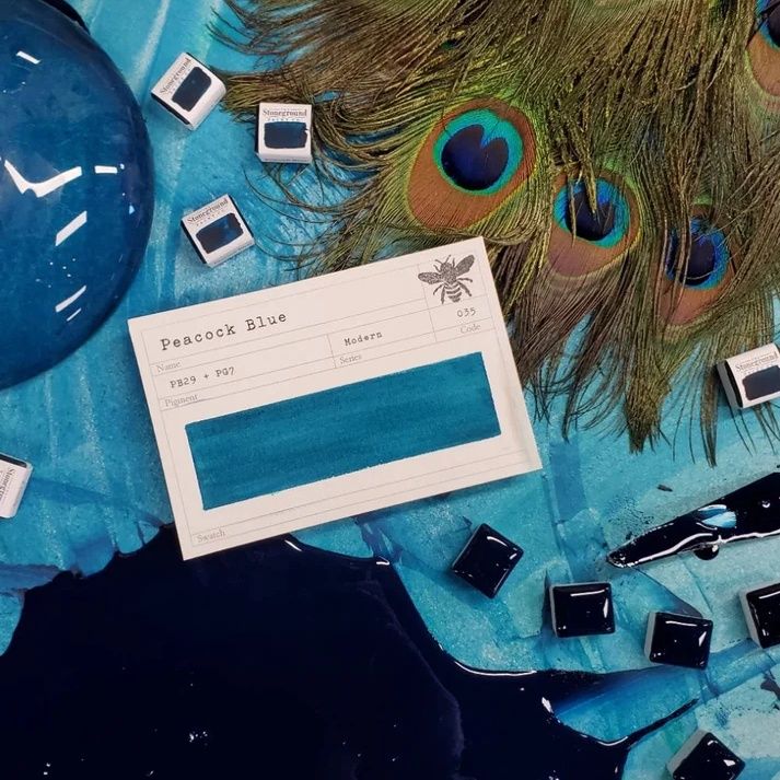 Stoneground Peacock Blue Gouache S3