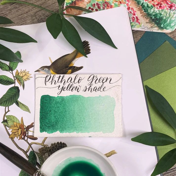 Stoneground Phthalo Green Y 1/2 pan