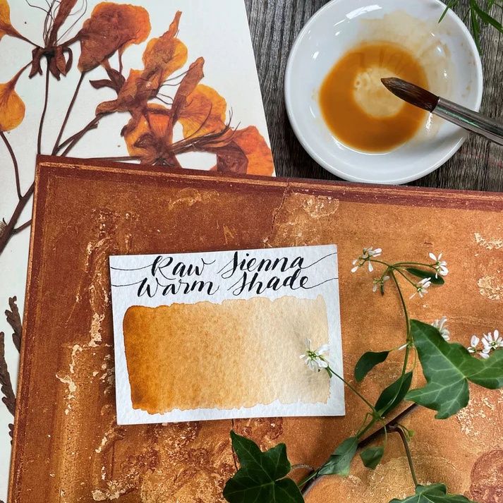 Stoneground Raw Sienna Warm 1/2 pan