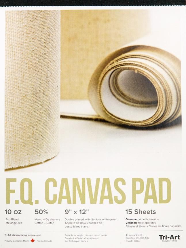 Tri-Art Hemp Canvas Pad 9x12