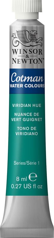 Cotman Watercolour Viridian Hue 8ml