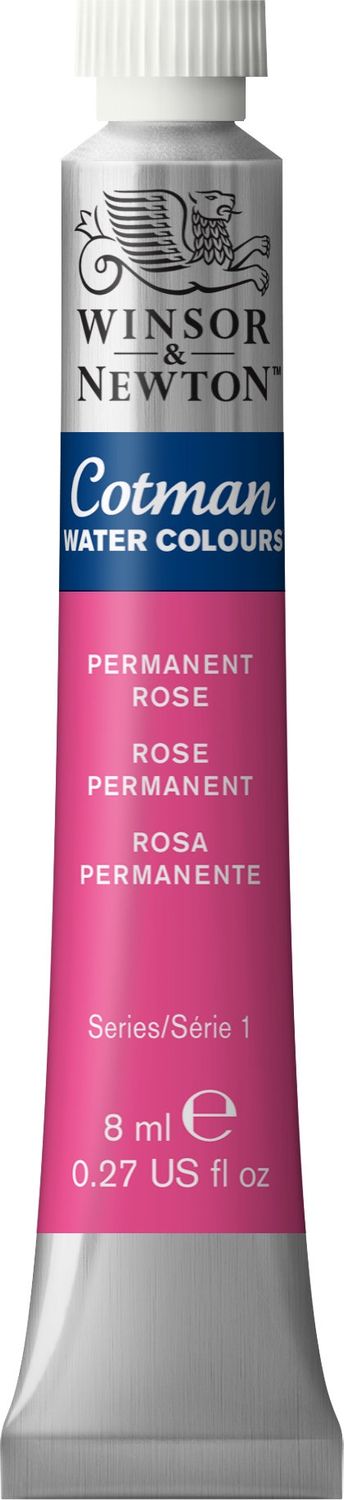 Cotman Watercolour Permanent Rose 8ml