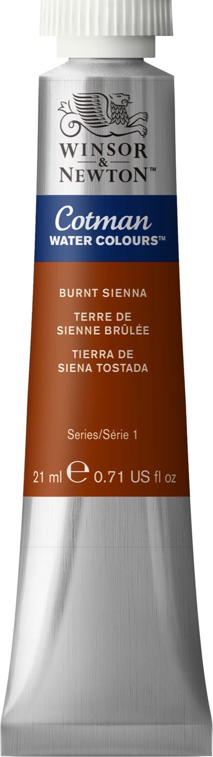 Cotman Watercolour Burnt Sienna 21ml
