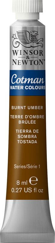 Cotman Watercolour Burnt Umber 8ml