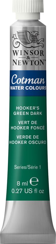 Cotman Watercolour Hooker's Green Dark 8ml