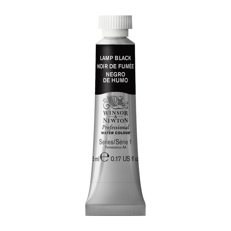 Winsor &amp; Newton Professional Watercolour Lamp Black 5ml