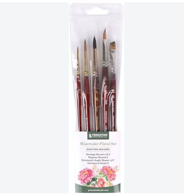 Princeton Watercolor Floral Brush Set