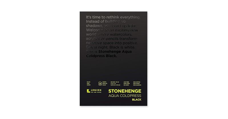 Stonehenge Aqua CP Pad Black 5x7 140lb