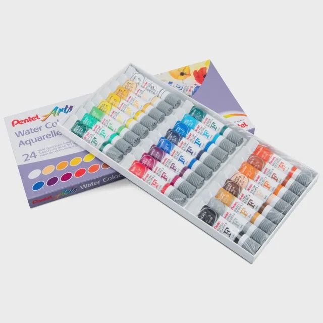 Pentel Arts Watercolour Set 24pc