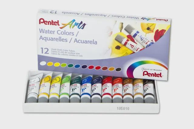 Pentel Arts Watercolour Set 12pc