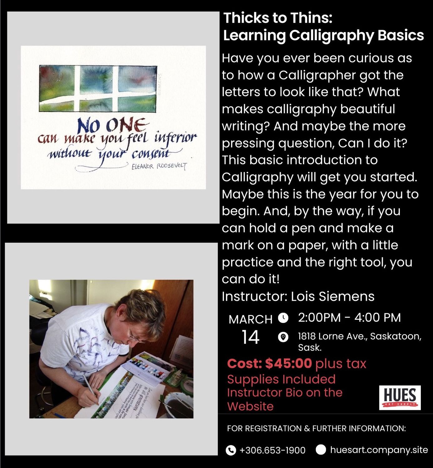 Thick to Thins Learning Calligraphy L Siemens