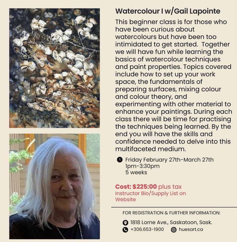 Watercolour 1 with Gail Lapointe