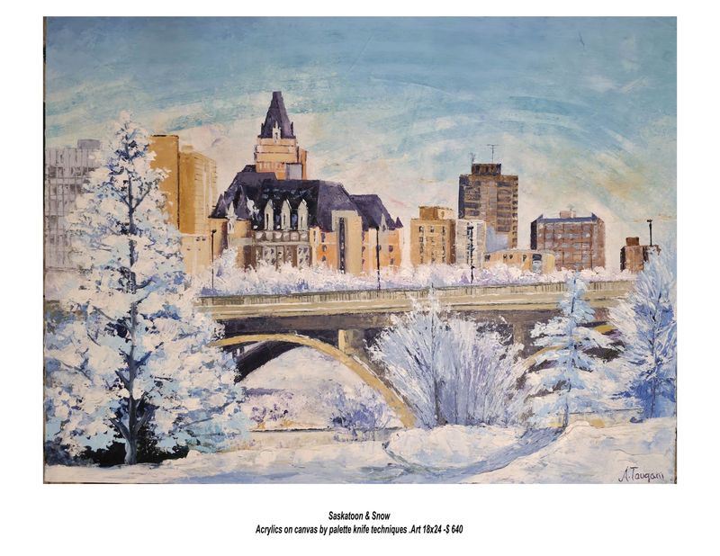 Saskatoon and Snow by Ahmad Touqani