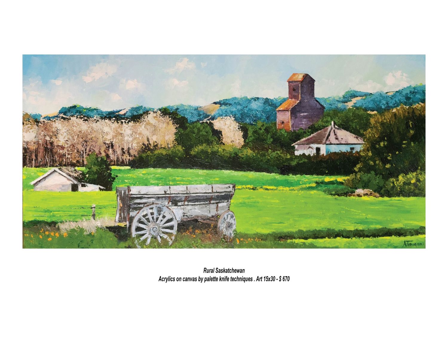 Rural Saskatchewan by Ahmad Touqani