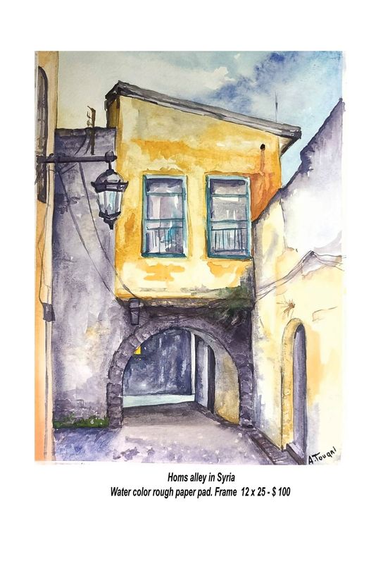 Homs Alley in Syria by Ahmad Touqani
