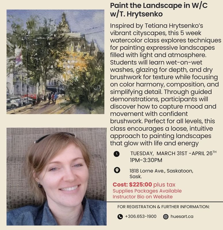 Tuesday Paint Landscape in WC T Hrytsenko