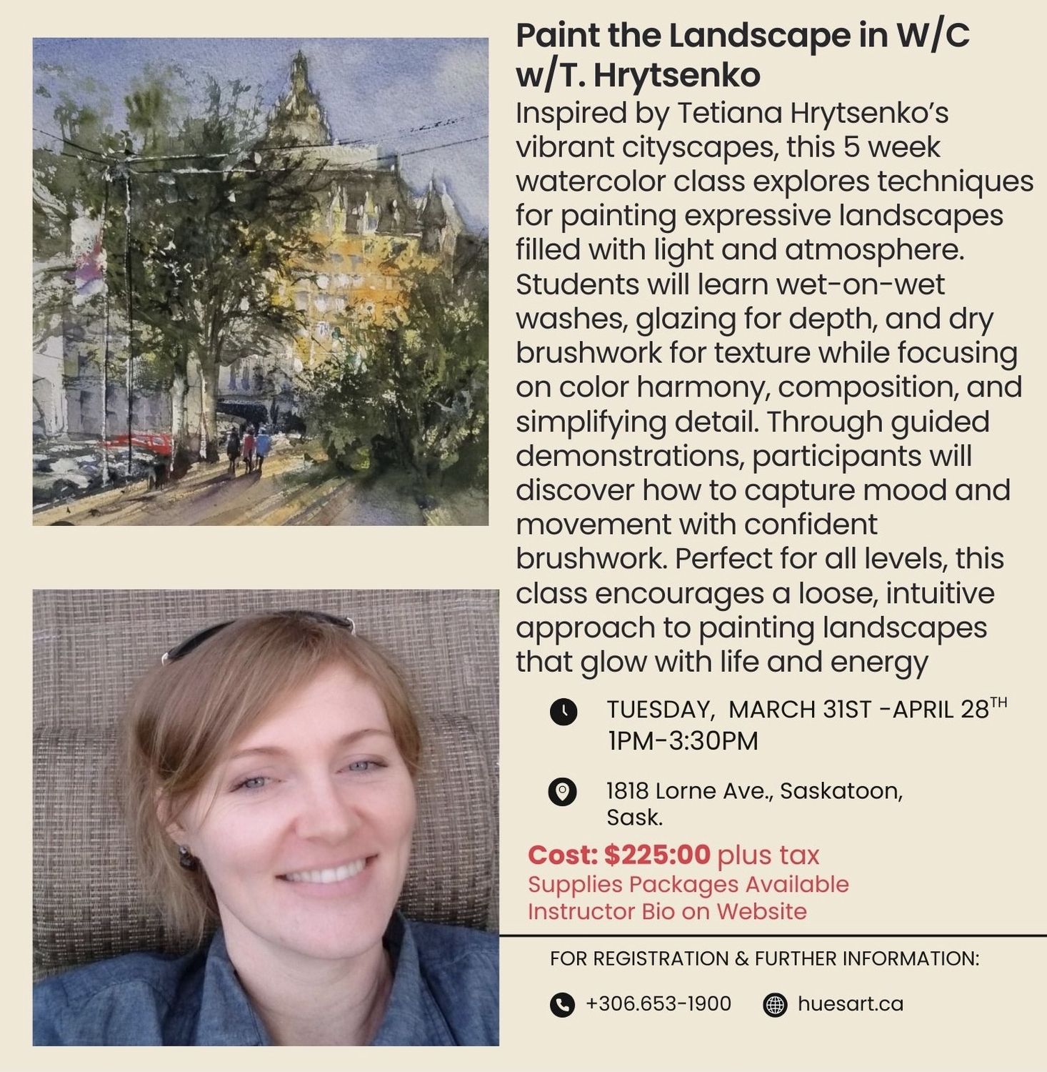 Tuesday Paint Landscape in WC T Hrytsenko