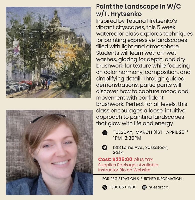 Tuesday Paint Landscape in WC T Hrytsenko