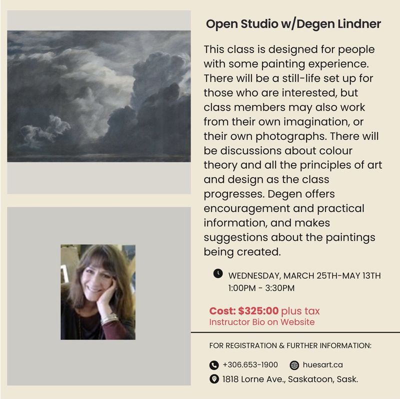 Wednesday Open Studio D Lindner