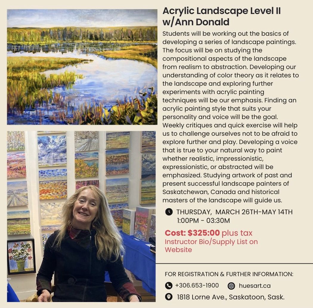 Acrylic Landscape II A Donald