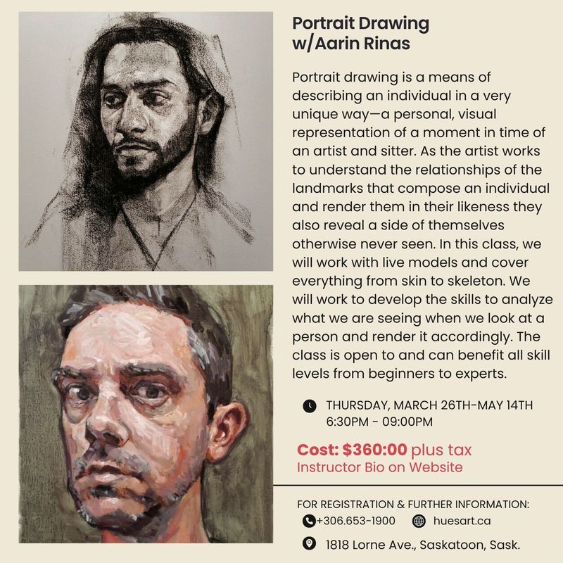 Portrait Drawing A Rinas