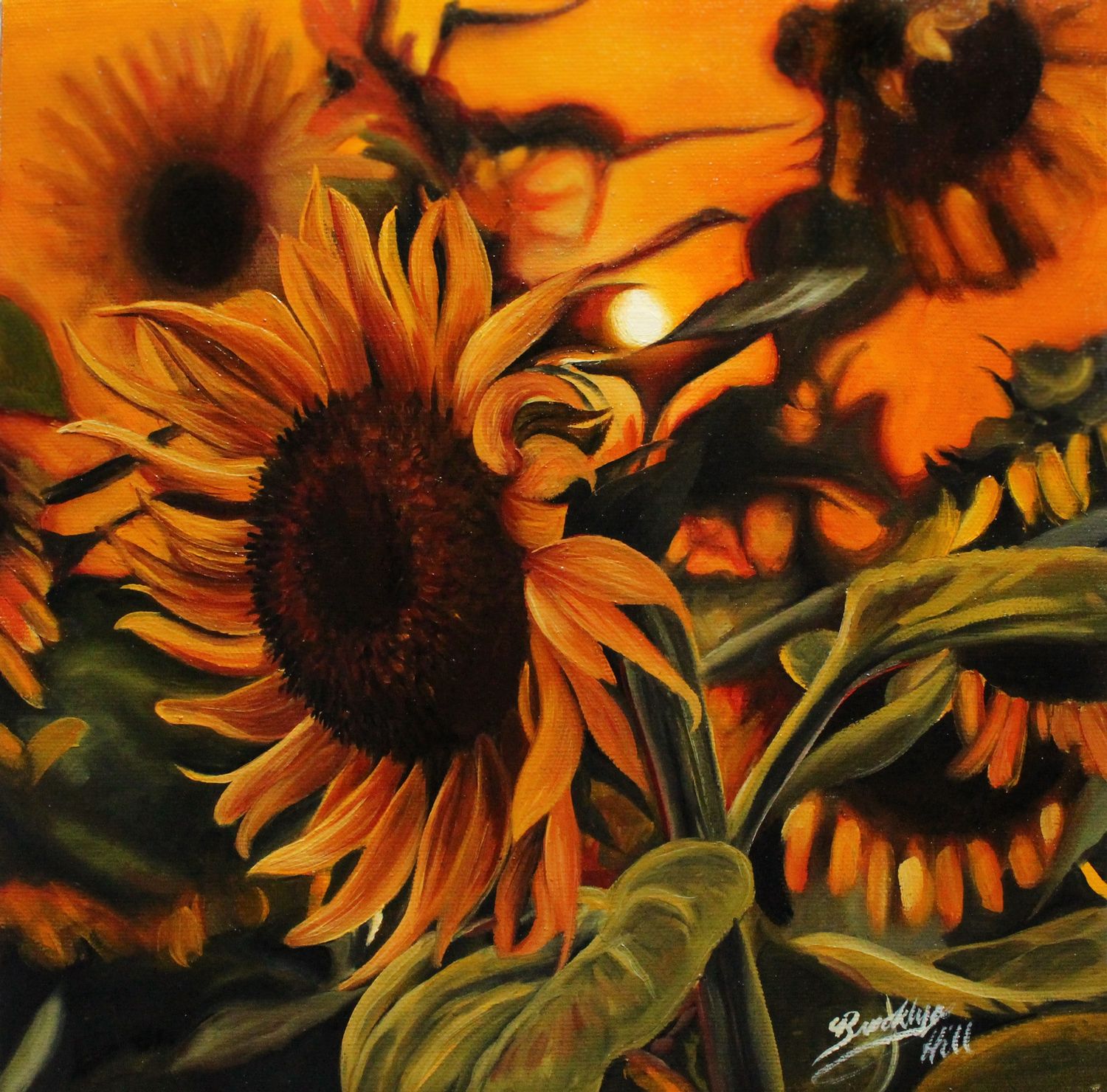 Where The Sunflowers Meet in the Sun by Brooklyn Hill