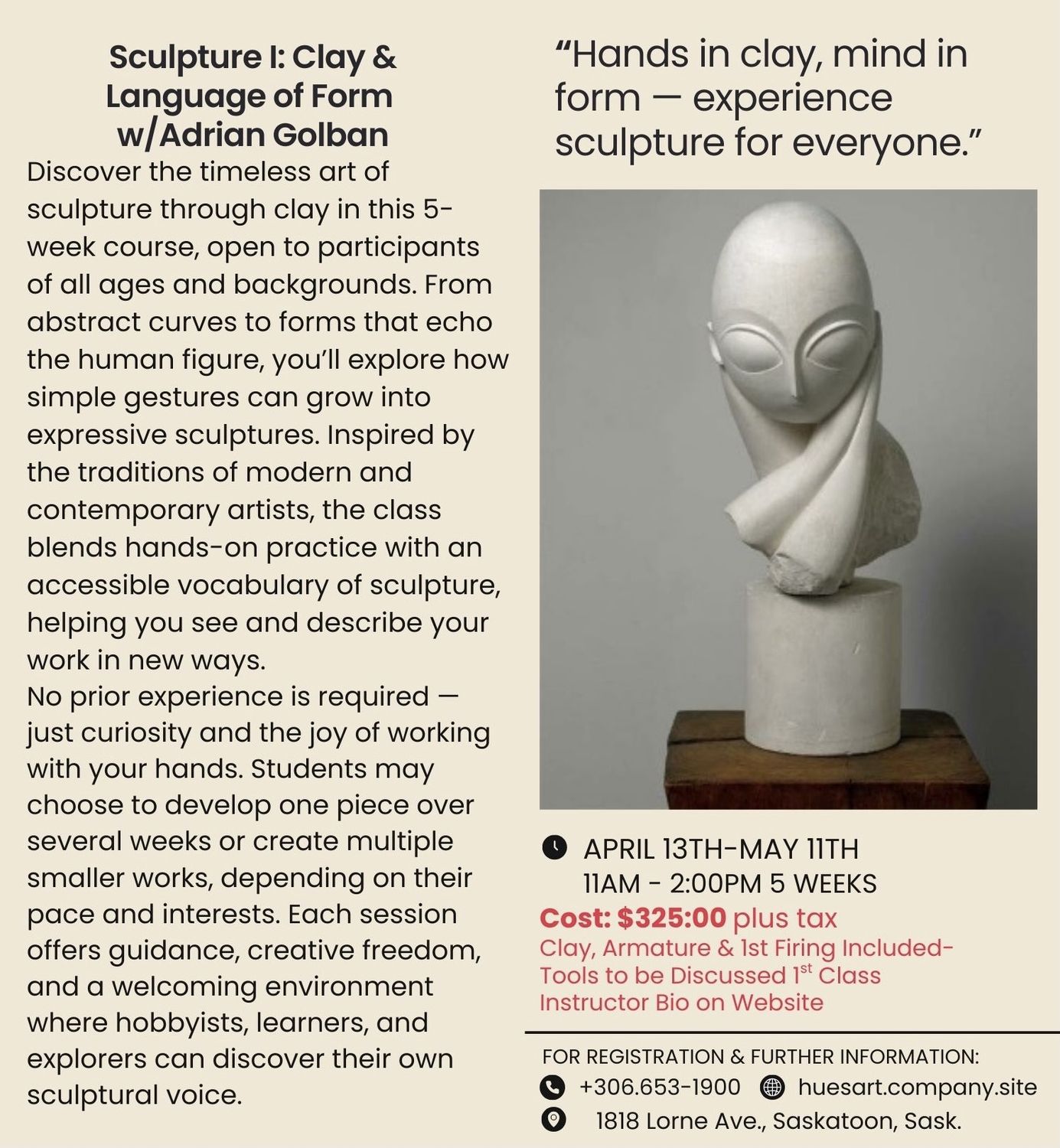 Sculpture 1 - Clay and Language of Form A Golban