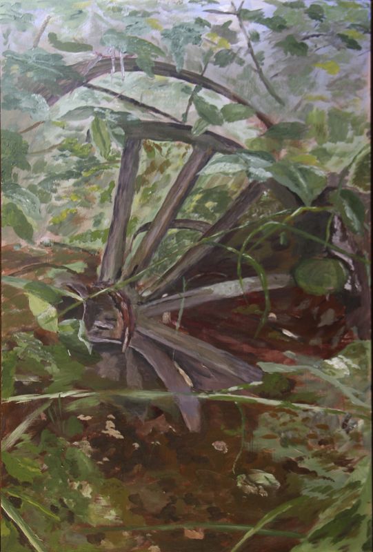 Mr. Allan's Wagon Wheels 1 by Rod McLaren