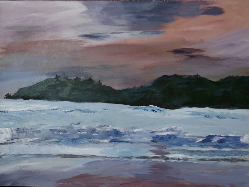 Sunset at the Centre by Rod McLaren