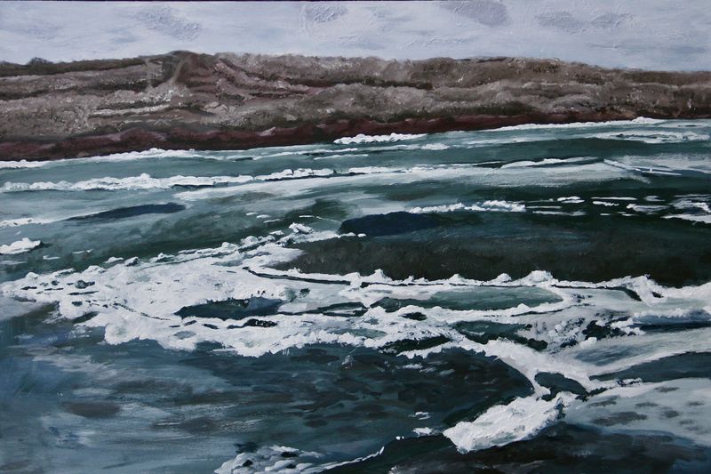 Ice Fissures by Rod McLaren