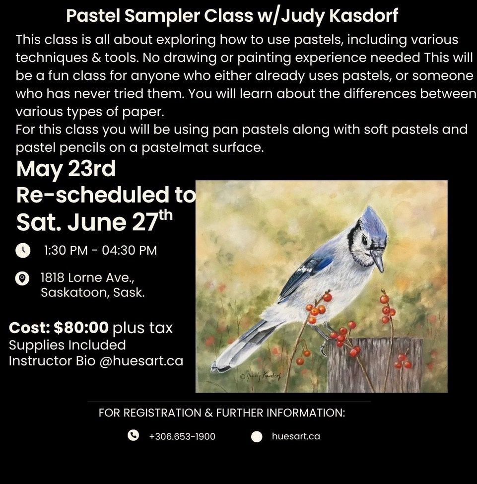 Pastel Sampler Class J Kasdorf June 27