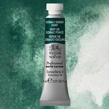 Winsor &amp; Newton Professional Watercolour Cobalt Green Deep 5ml