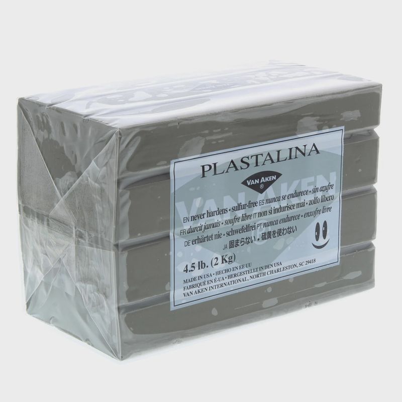 Van Aken Plastalina Sculpture Grey#1  1 lb