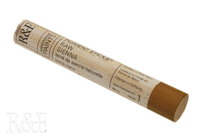R&amp;F Raw Sienna Pigment Stick 38ml