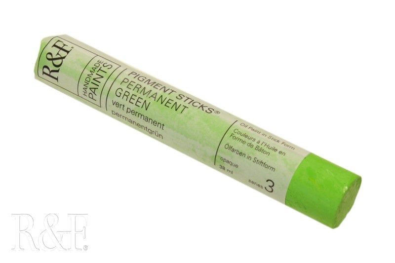 R&amp;F Permanent Green Pigment Stick 38ml