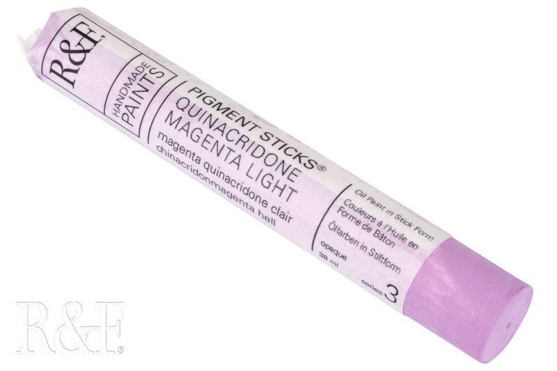 R&amp;F Quinacridone Magenta Light Pigment Stick 38ml