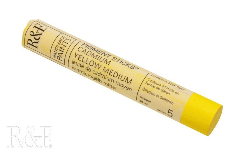 R&amp;F Cadmium Yellow Medium Pigment Stick 38ml
