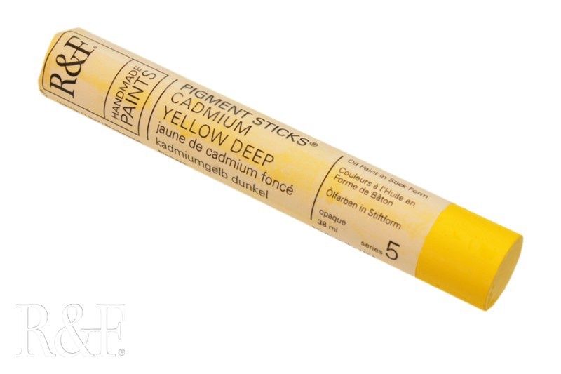 R&amp;F Cadmium Yellow Deep Pigment Stick 38ml