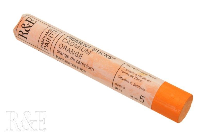 R&amp;F Cadmium Orange Pigment Stick 38ml