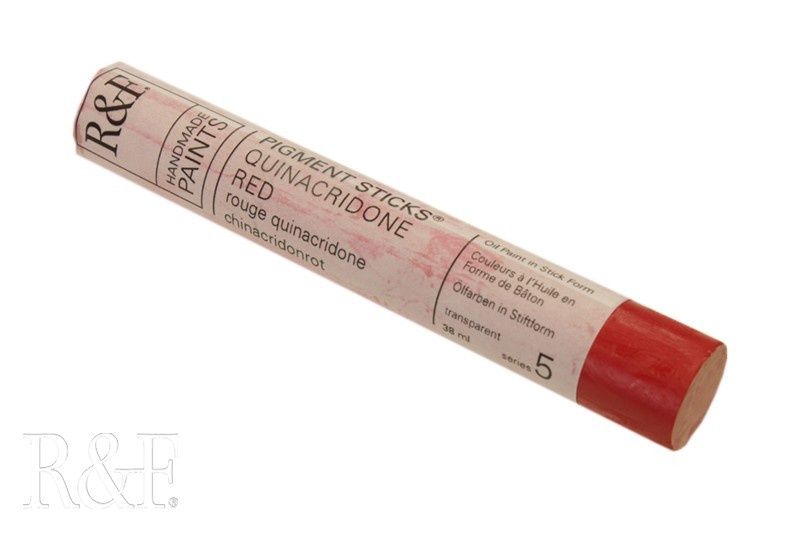 R&amp;F Quinacridone Red Pigment Stick 38ml