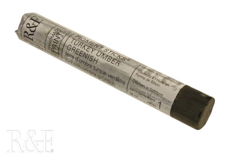 R&amp;F Turkey Umber Greenish Pigment Stick 38ml