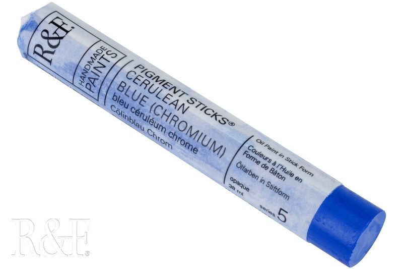 R&amp;F Cerulean Blue (Chromium) Pigment Stick 38ml